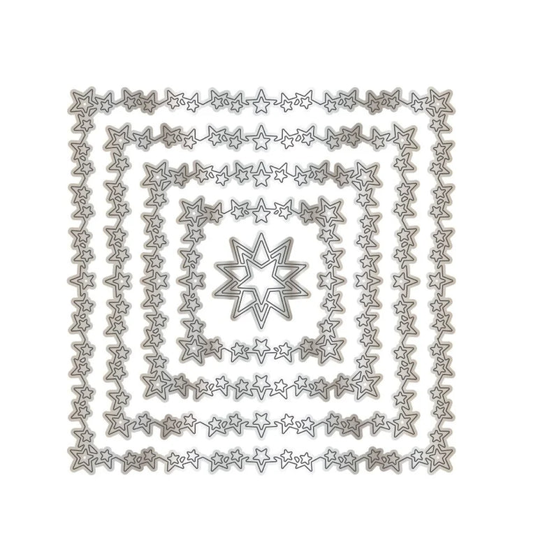Star Squares 6x6 Metal Die Set by Chloes Creative Cards