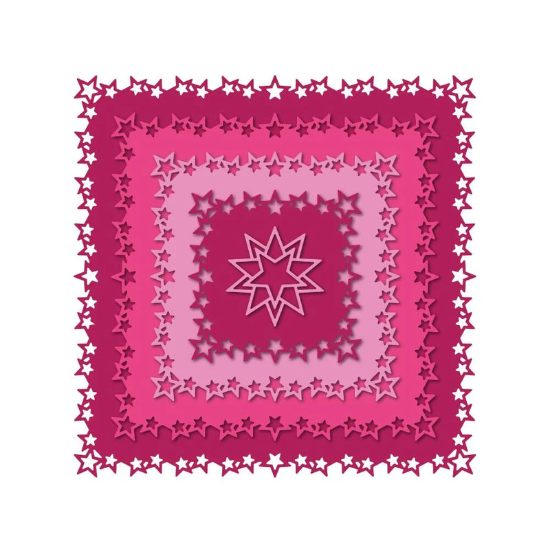 Star Squares 6x6 Metal Die Set by Chloes Creative Cards