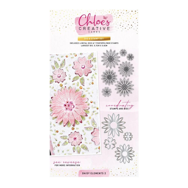 Daisy Elements 2 Die & Stamp by Chloes Creative Cards