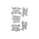 Birthday Greetings Photopolymer Stamp Set (A7) by Chloes Creative Cards