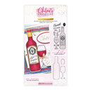 Wine Bottle & Glass Die & Stamp by Chloes Creative Cards