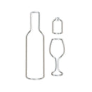 Wine Bottle & Glass Die & Stamp by Chloes Creative Cards