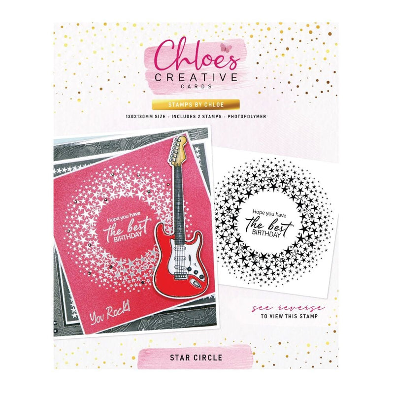 Star Circle Photopolymer Stamp Set by Chloes Creative Cards