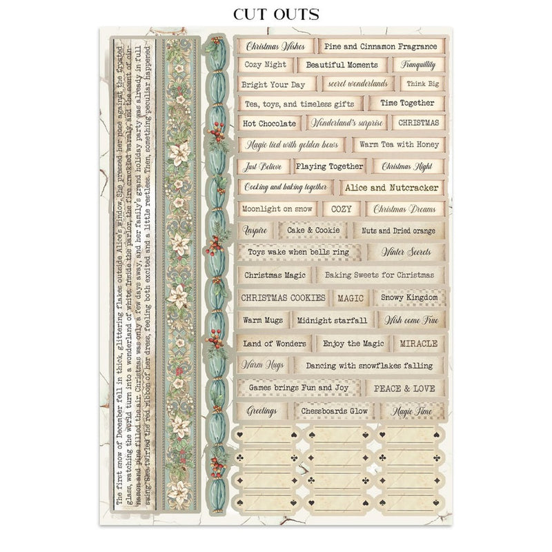 Stamperia - Alice in Christmas - Junk Journal