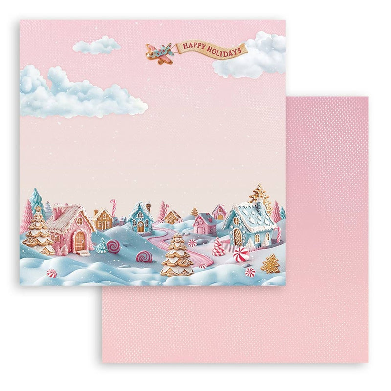 Stamperia - Candy Christmas - 12"x12" Double Sided Scrapbooking Pad