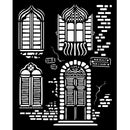 Stamperia - Venice City of Art - Windows Stencil (20cmx25cm)