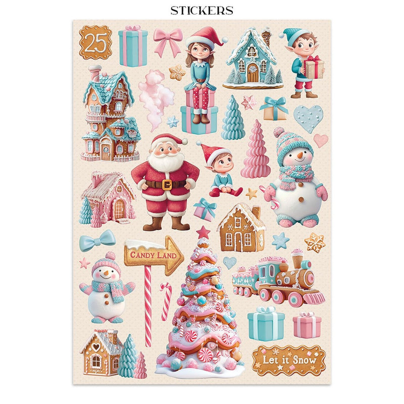 Stamperia - Candy Christmas - Junk Journal