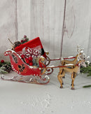 3D Santa's Reindeer Sleigh MDF blank Craft Kit by Polkadoodles - Craftywaftyshop