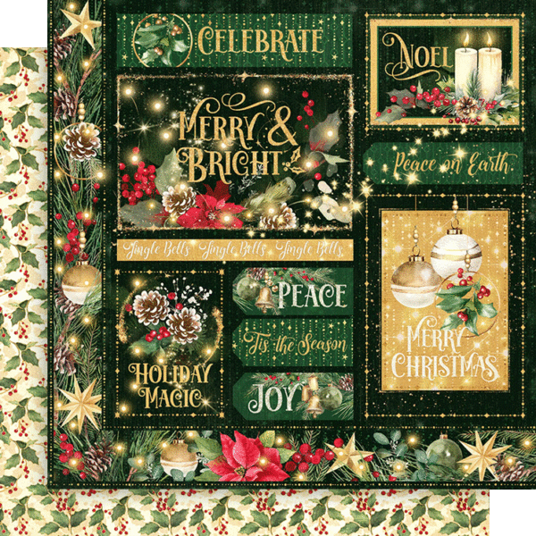 Merry & Bright 12×12 Collection Pack by Graphic 45
