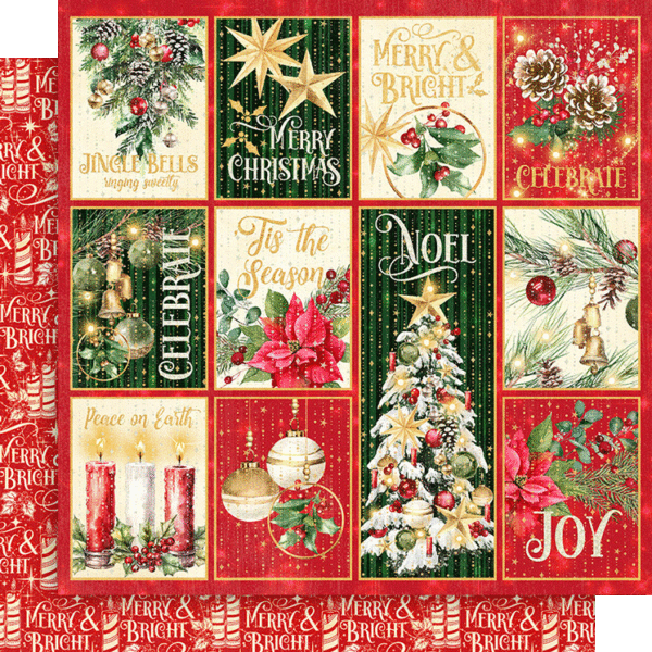 Merry & Bright 12×12 Collection Pack by Graphic 45