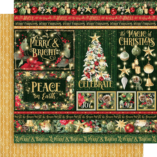 Merry & Bright 12×12 Collection Pack by Graphic 45