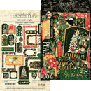 Merry & Bright Chipboard Tags & Frames by Graphic 45