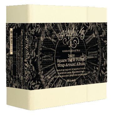 Square Tag And Pocket Wrap-Around Album by Graphic 45