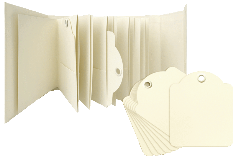 Square Tag And Pocket Wrap-Around Album by Graphic 45