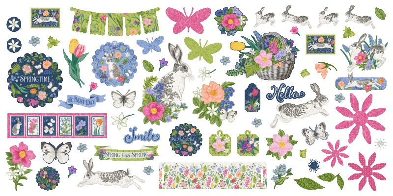 Spring is in the Air Ephemera Set by Graphic 45