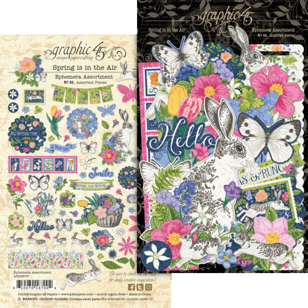 Spring is in the Air Ephemera Set by Graphic 45