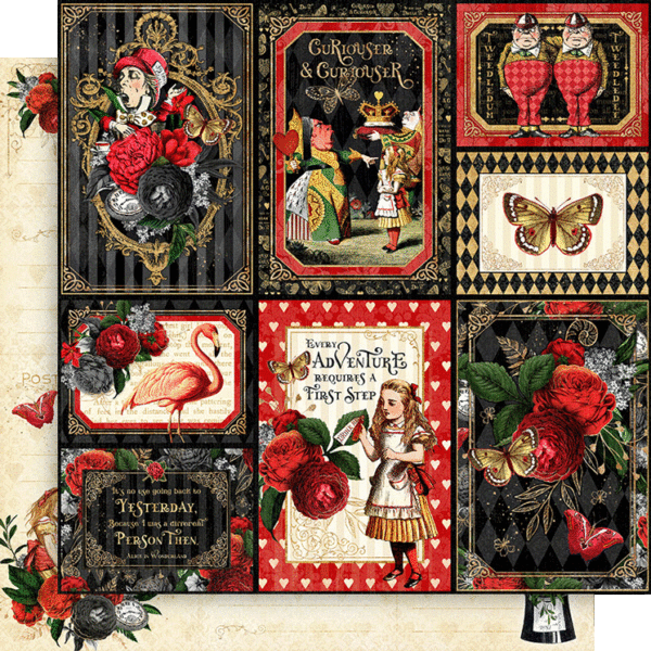 Curiouser And Curiouser 12×12 Collection Pack by Graphic 45