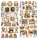 49 and Market Academia Laser Cut Element Set - Craftywaftyshop