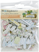 49 and Market Chipboard Elements – From the Garden | FTG - 35483 - Craftywaftyshop