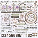 49 And Market Echoes Of Time Chipboard Set - Craftywaftyshop