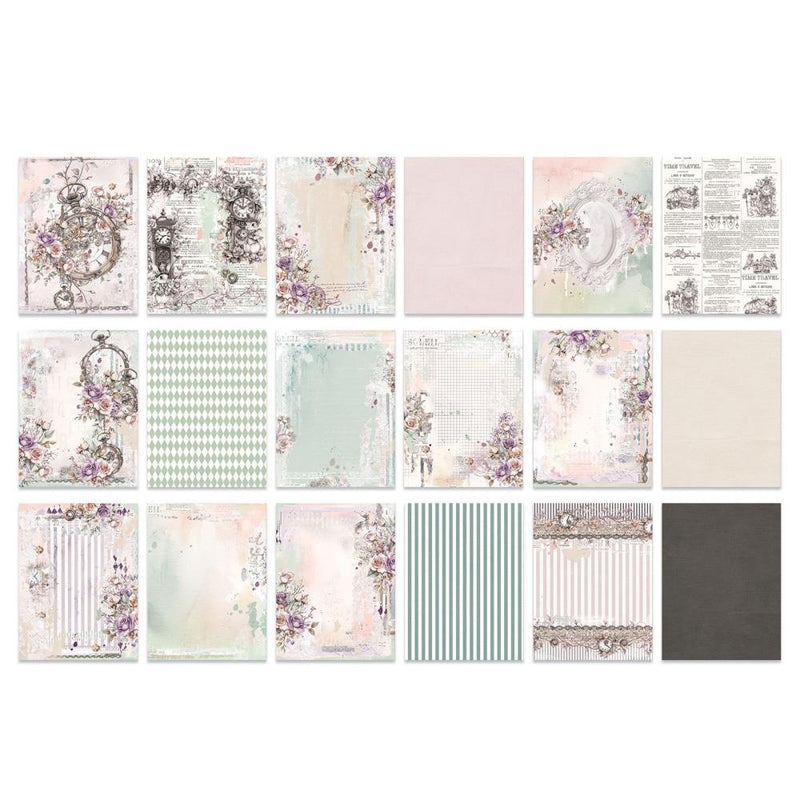 49 And Market Echoes Of Time Paper Pack 6"X8" - Craftywaftyshop