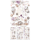 49 And Market Echoes Of Time Rub - On Transfer Set 6"X12" - Craftywaftyshop