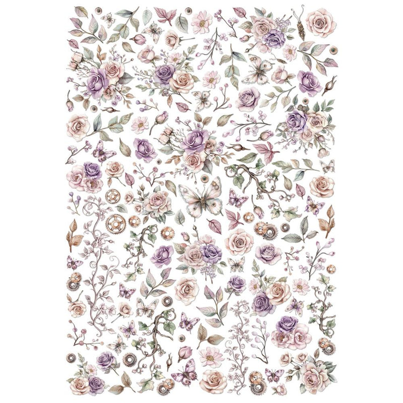 49 And Market Echoes of Time Wildflowers Laser Cut Outs - Craftywaftyshop