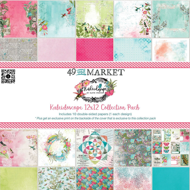 49 and Market Kaleidoscope 12×12 Paper Collection Pack - Craftywaftyshop