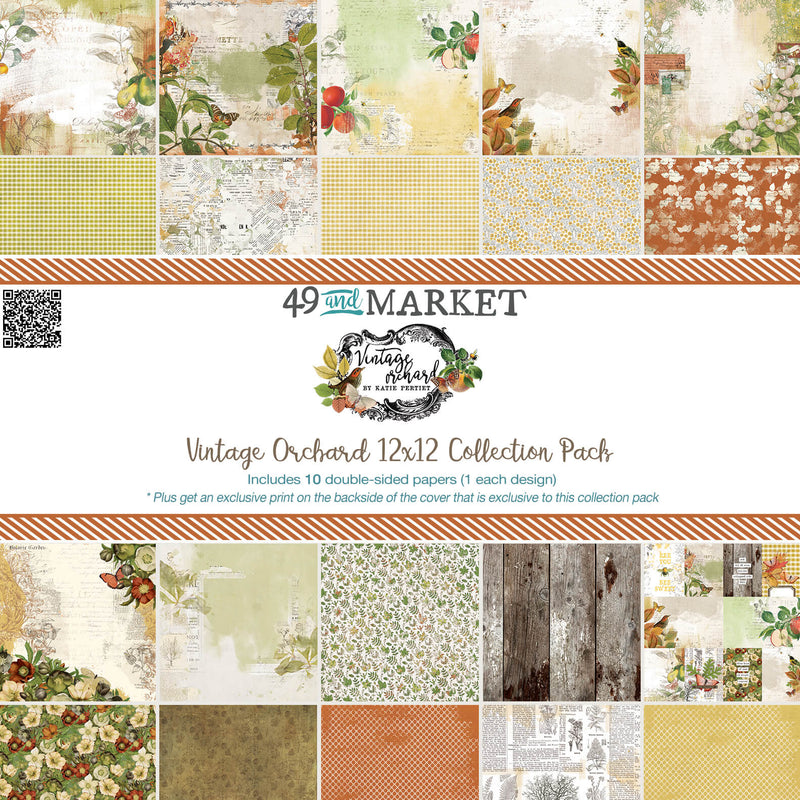 49 and Market Vintage Orchard 12×12 Paper Collection Pack - Craftywaftyshop