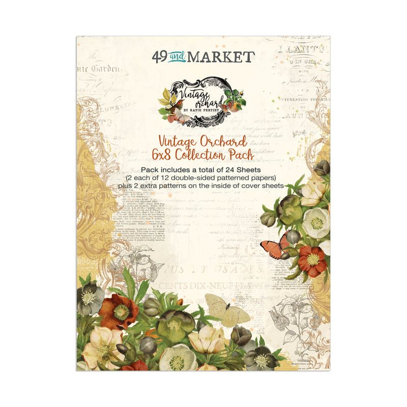 49 and Market Vintage Orchard 6×8 Paper Collection Pack - Craftywaftyshop