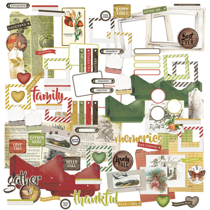 49 and Market Vintage Orchard Ephemera Bits - Craftywaftyshop