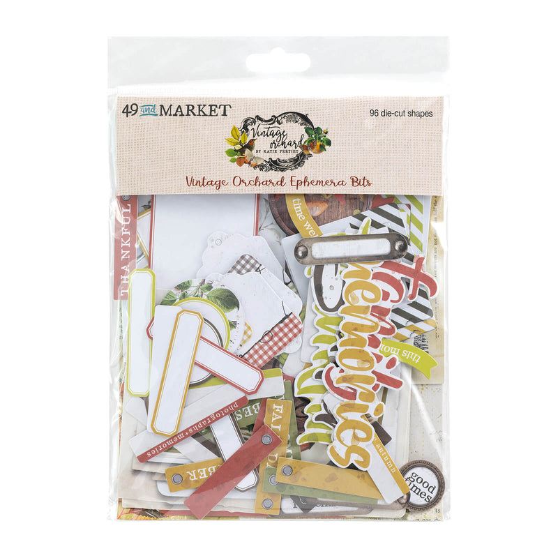 49 and Market Vintage Orchard Ephemera Bits - Craftywaftyshop