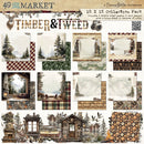 49 & Market Timber & Tweed 12x12 Collection Pack | Winter Rustic | DTT - 34592 - Craftywaftyshop