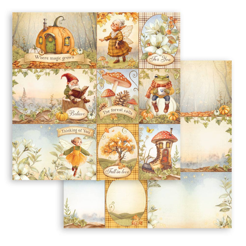 Stamperia - Whispering Woods - 12"x12" Double Sided Scrapbooking Pad