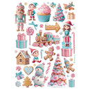 Stamperia - Candy Christmas - A4 Rice Paper Selection