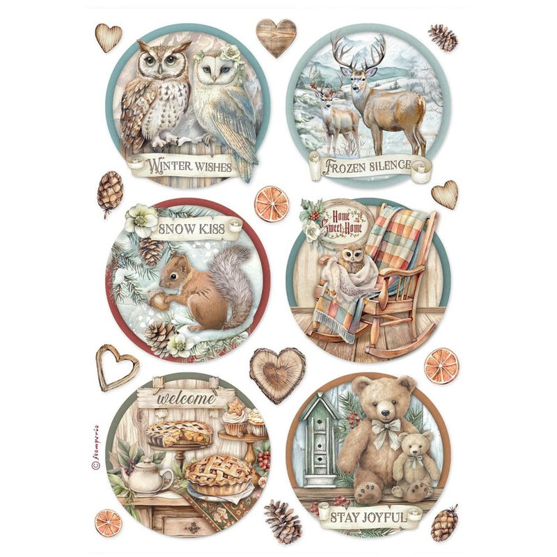 Stamperia - The Owl's House - A4 Rice Paper Selection