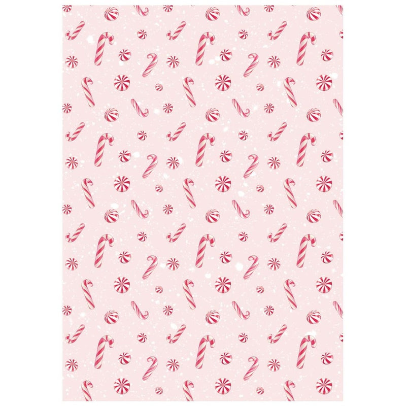Stamperia - Candy Christmas - A6 Rice Paper Selection