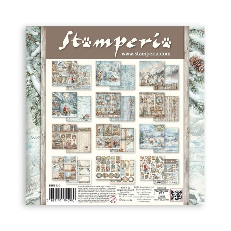 Stamperia - The Owl's House - 8"X8" Double Sided Scrapbooking Pad