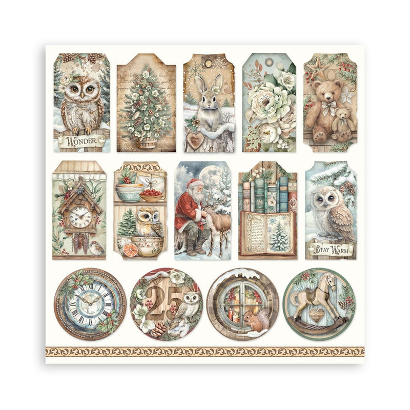 Stamperia - The Owl's House - 12"x12" Single Face Scrapbooking Pad