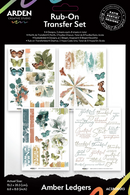 Arden Creative Studio Amber Ledgers 6x8 Rub-On Transfer Set | ACSRO0013