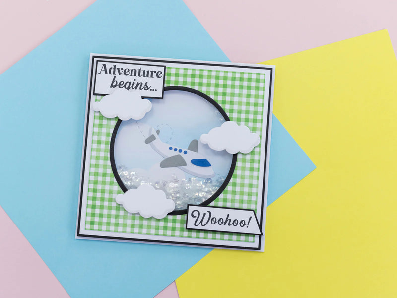 Crafters Companion Celebrate Good Times Metal Die Aeroplane
