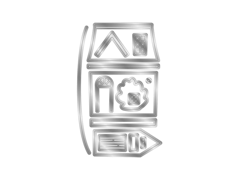 Crafters Companion Celebrate Good Times Collection Metal Die House