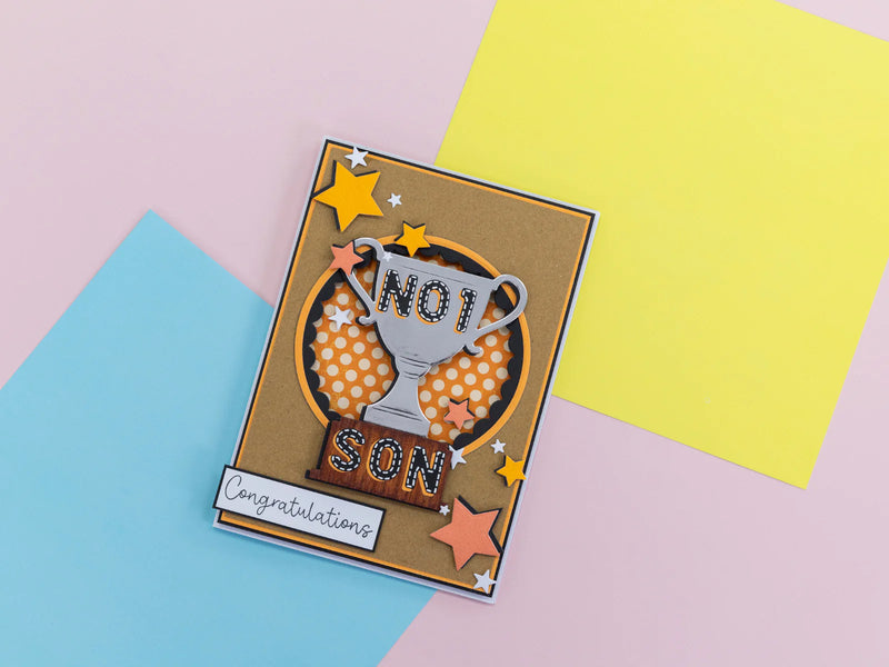 Crafters Companion Celebrate Good Times Collection Metal Die Trophy