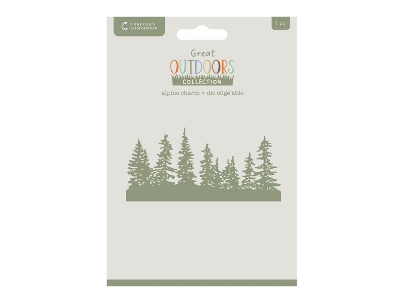 Crafters Companion The Great Outdoors Metal Die Edge'able - Alpine Charm