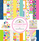 Doodlebug Design Cupcakes & Candles 12x12 Paper Pack | 9170