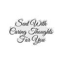Chloe's Creative Cards Die & Stamp Caring Thoughts | C-DIEST-SENCAR