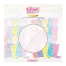 Chloe's Creative Cards Foiled Paper Pad 8x8 – Floral Lace | C-FPAD-FLORL
