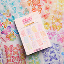 Chloe's Creative Cards Vellum Pad 4.5x6.5 Tiny Butterfly C-VPAD-TINYB