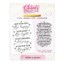 Chloes Creative Cards Merry and Bright A7 Stamp Set | C-STAM-MERRYB