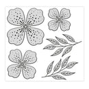 Chloe's Creative Cards Stamp Set – Majestic Flower | C-STAM-MAJF